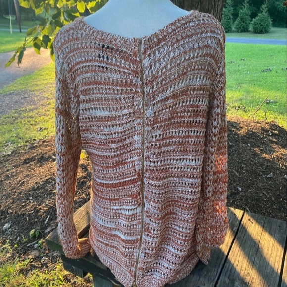 ASHLEY STEWART BACK ZIPUP CARDIGAN SWEATER WOMENS XL - Picture 9 of 9